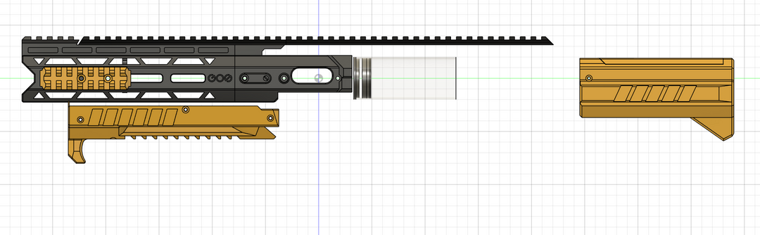 LN01 FRONT SHROUD CONVERSION. stl file only