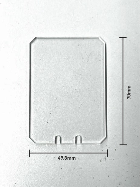 Polycarbonate RDS lens protector.