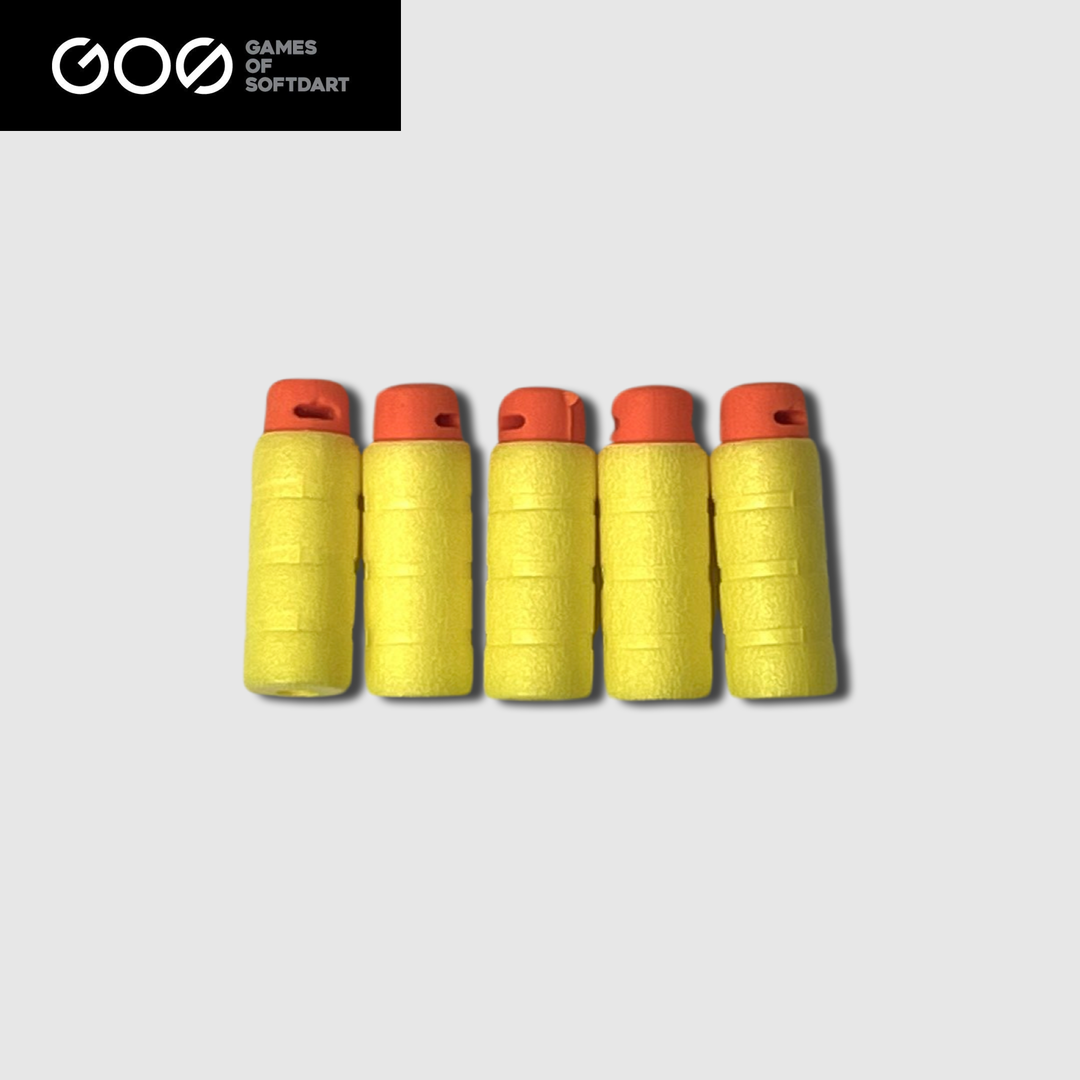 GOS Yellow Ribbed Darts (1000pcs)