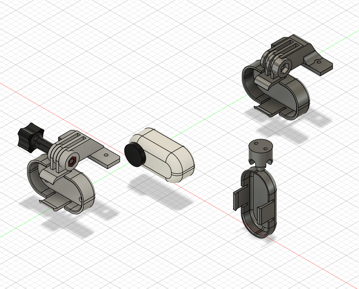 Insta360 Go 3 Mount in stl file